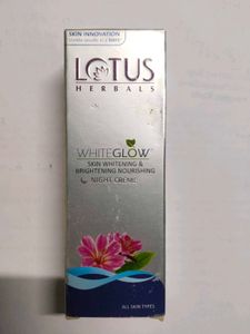Lotus Herbals White Glow Night Cream |