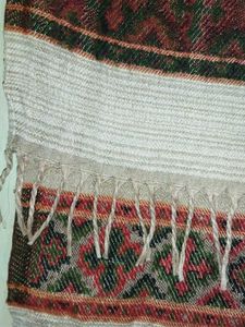 Ethnic Striped Wool Scarf