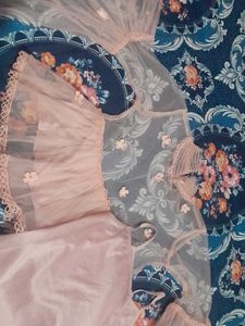 Peach Floral Dress