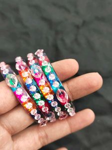 Colorful Bangle Set For Small Girls