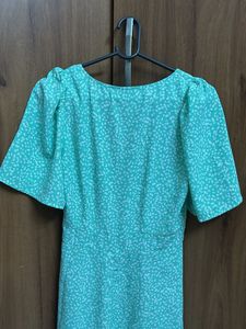 Mint Green Floral Dress