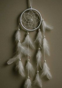 Lucky White Dream Catcher
