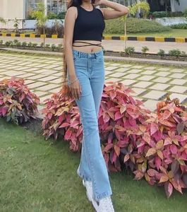 Black Crop Top for women