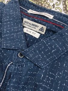 Stylish Blue Patterned Shirt