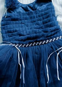 Blue Party Dress
