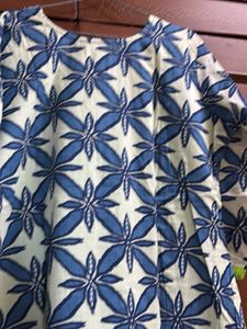 Floral Print Layered Kurta/Dress