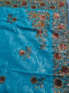Party Wear Saree With Blouse
