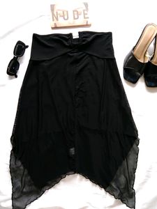 Party Wear Black Bodycon Dress