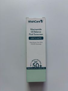 WishCare Niacinamide Oil BalanceFluid Sunscreen