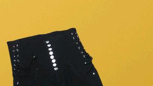 N@92 Size-28 Black High-Waisted Jeans