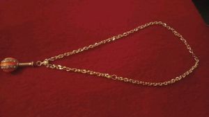 Hanuman Gadha Locket Gold Covering Chain