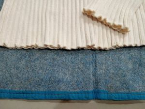 Beautiful Pearl Design  Woolen Top
