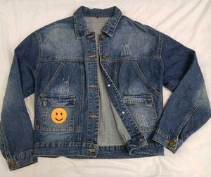 Denim Jacket with Smiley