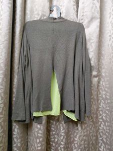 Elegant Grey Cardigan