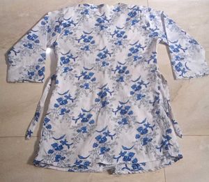White Floral Top