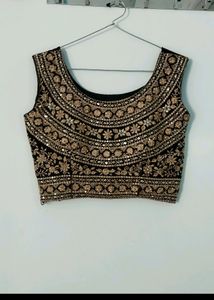 Crop Top With Plazo And Duppata Set