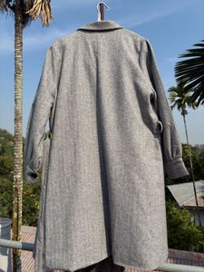 Belted Gray Coat