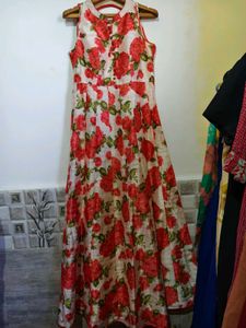 Floral Maxi Dress Chest Size 34-36 inches