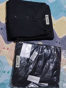 Men&#39;s Black Khadio Kurta