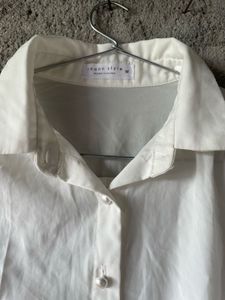 Korean Pearl Detail Shirt
