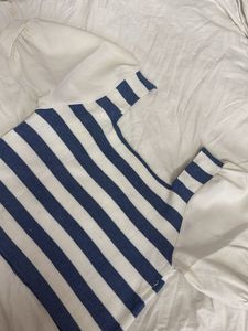 Striped Button-Up Top
