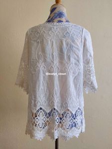 White Lace Crochet Top