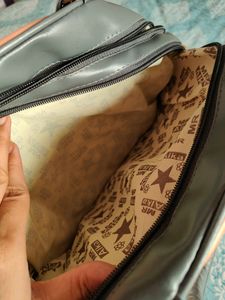 Peach And Grey Satchel Bag (Women)
