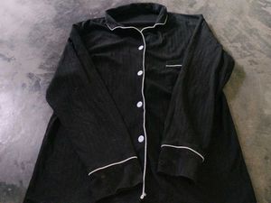 Black Pajama Top
