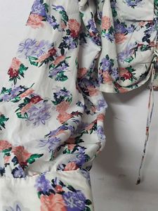 Floral Print Long Sleeve Top