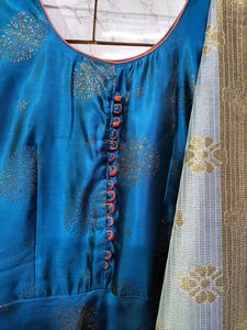 Beautiful Gown With Dupatta And Legging