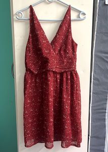 Mini Dress Pretty V Neck