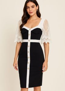 CHANEL EMBELLISHED BODYCON DRESS