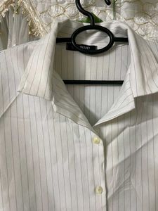 Striped Button-Down Shirt