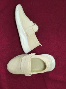 Beige Slip-On Sneakers