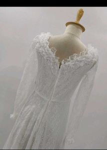 Elegant White Christmas/Wedding Gown