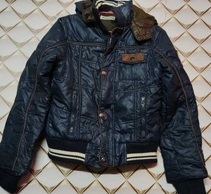 Blue 🧥Jacket With Fur