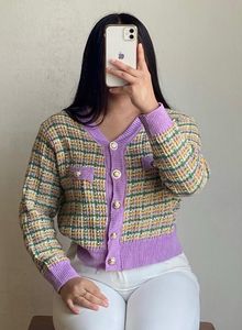 Korean Chic Tweed Cardigan🩷🌸