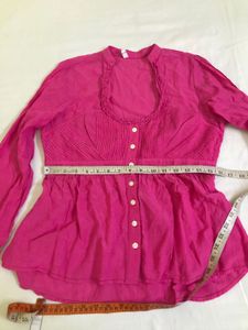 Hot pink Cool Cotton Top Bust 34