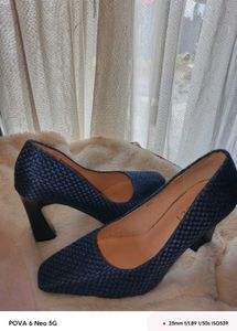 Stylish Blue Heels