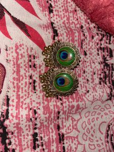 Peacock Feather Earrings