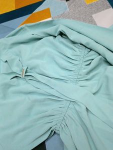 Sea Green Full Sleeve One&#39; Piece Derss