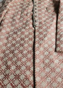 Elegant Peach Sherwani