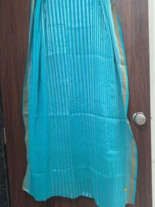 Aurelia Striped Blue Dupatta
