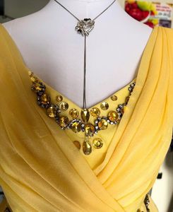 Elegant Yellow Ethnic Gown🎀🦋💛