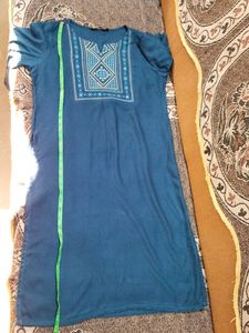 Melange Brand Navy Blue Colour Kurtas For Women