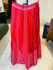 Magenta Ethnic Skirt