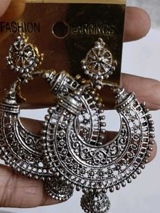 Chandbali Earrings: brand new!!
