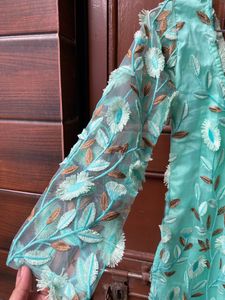 Beautiful Flowers Embroidery Kurta Set