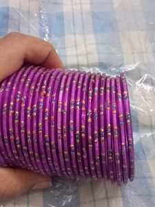 Red &amp; Purple Bangles
