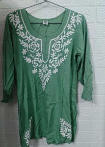 Embroidered Tunic Top